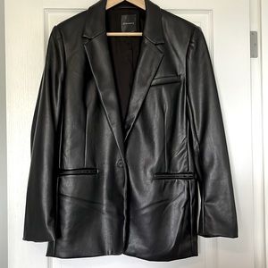 Dynamite Lorelei “Leather” Blazer